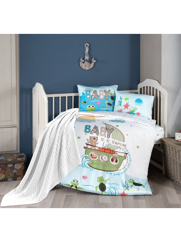 Дитячий комплект постільної білизни + покривало серії Discover