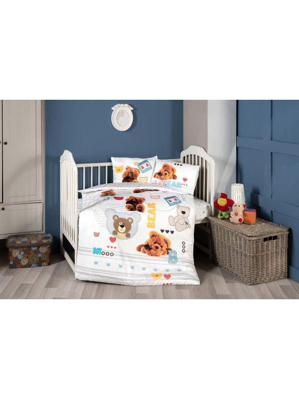 Дитяча постільна білизна для ліжечок серії «Ведмідь»