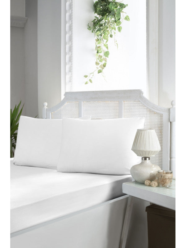 Простирадло з сатину на резинці «Біла» :: First Choice