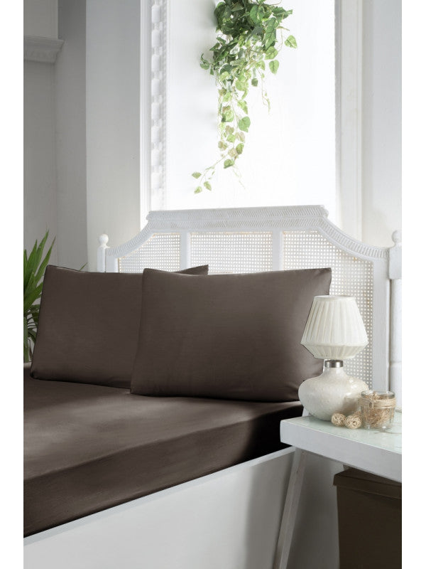 Простирадло з сатину на резинці «Шоколад» :: Перший вибір
