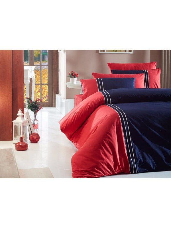 Постільна білизна Craze Lacivert від Deluxe Ranfors :: First Choice