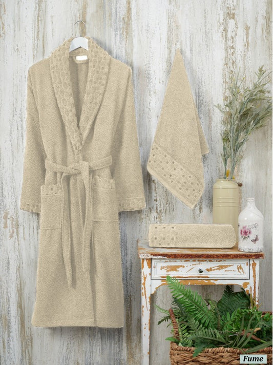 Комплект халатів та рушників Silver Şikel