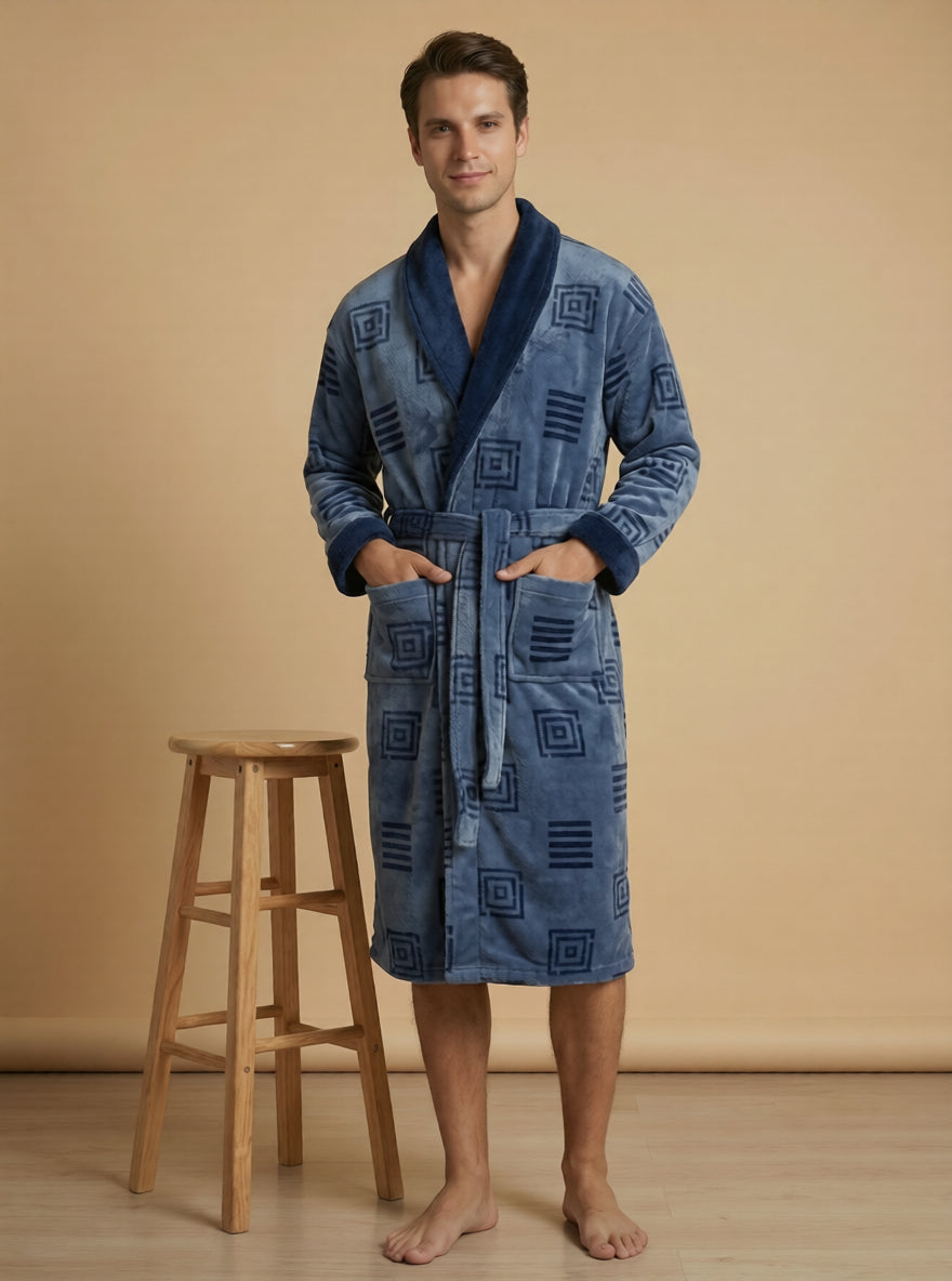 Чоловічий халат (з коміром)