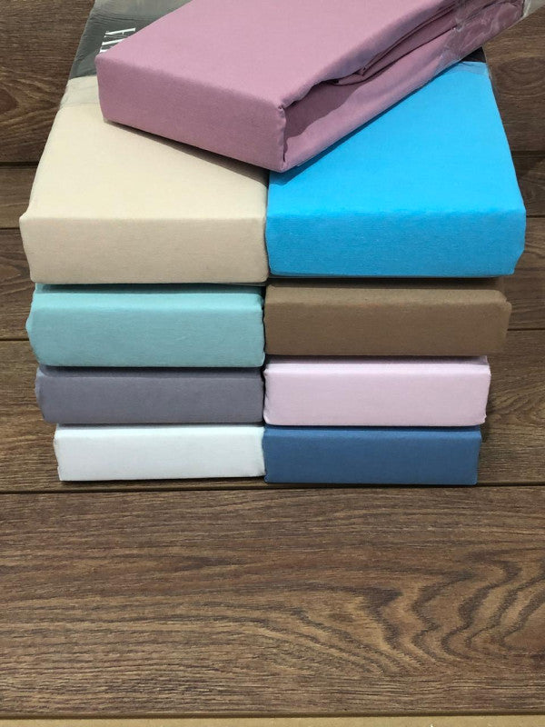 Простирадло EVA «Зелено-синє» з еластичною стрічкою