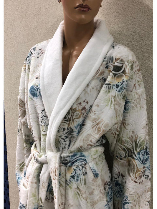 Жіночий халат «Гофра» (шаль)