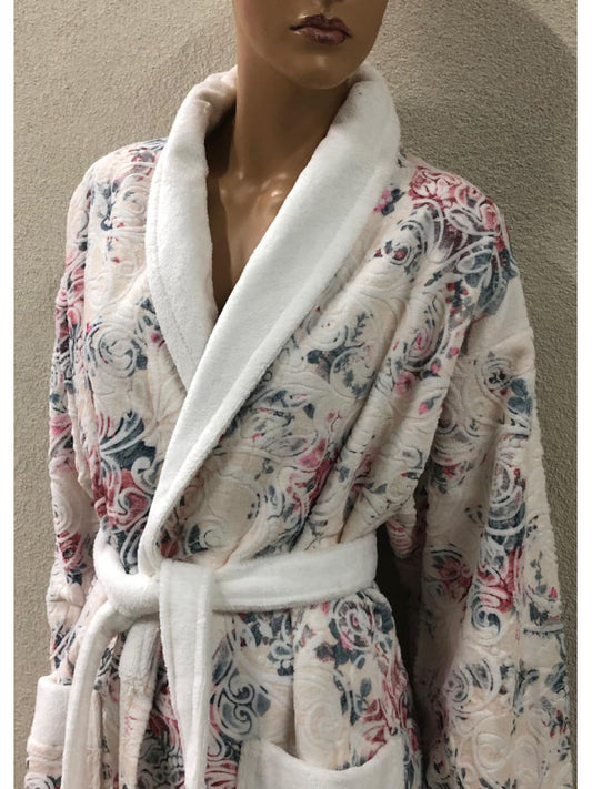 Жіночий халат «Гофра» (шаль)