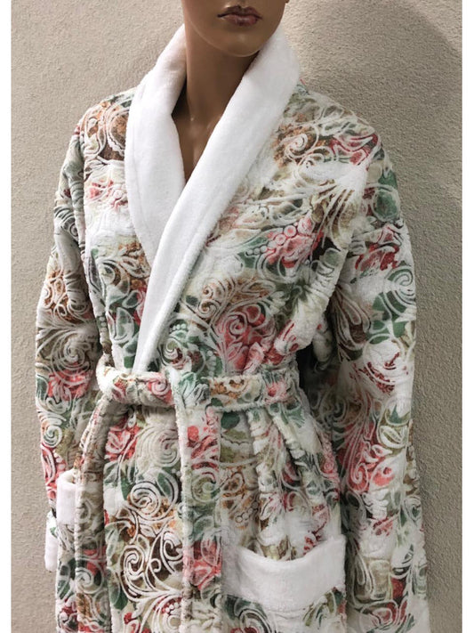 Жіночий халат «Гофра» (шаль)