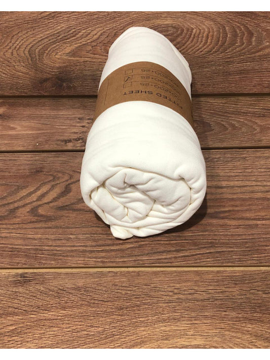 В'язана простирадла на резинці Candy “Lacos Krem”