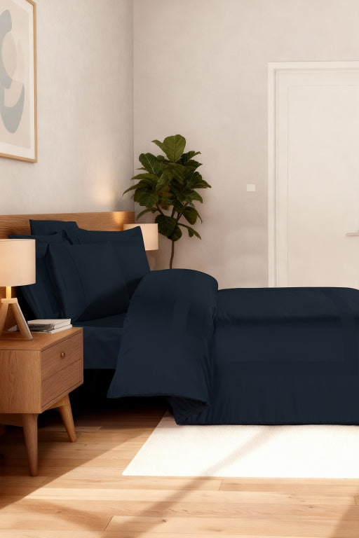 Montova Navy Blue Преміум Сатен Mona La Romano