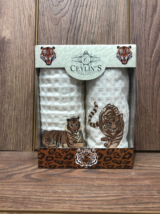 Набір кухонних рушників «Панорама» вафельний 6-ка :: Vianna