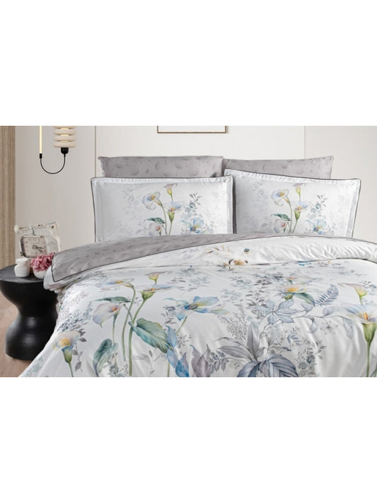 Постільна білизна Tunar Grey Premium Satin 300TC :: La Romano