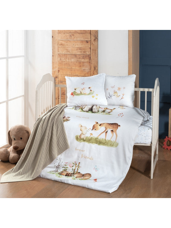 Дитячий комплект постільної білизни + покривало серії Nova