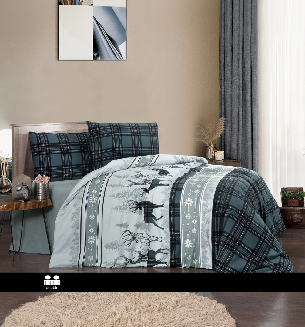 Постільна білизна Baika Flannel «Щастя» :: Перший вибір