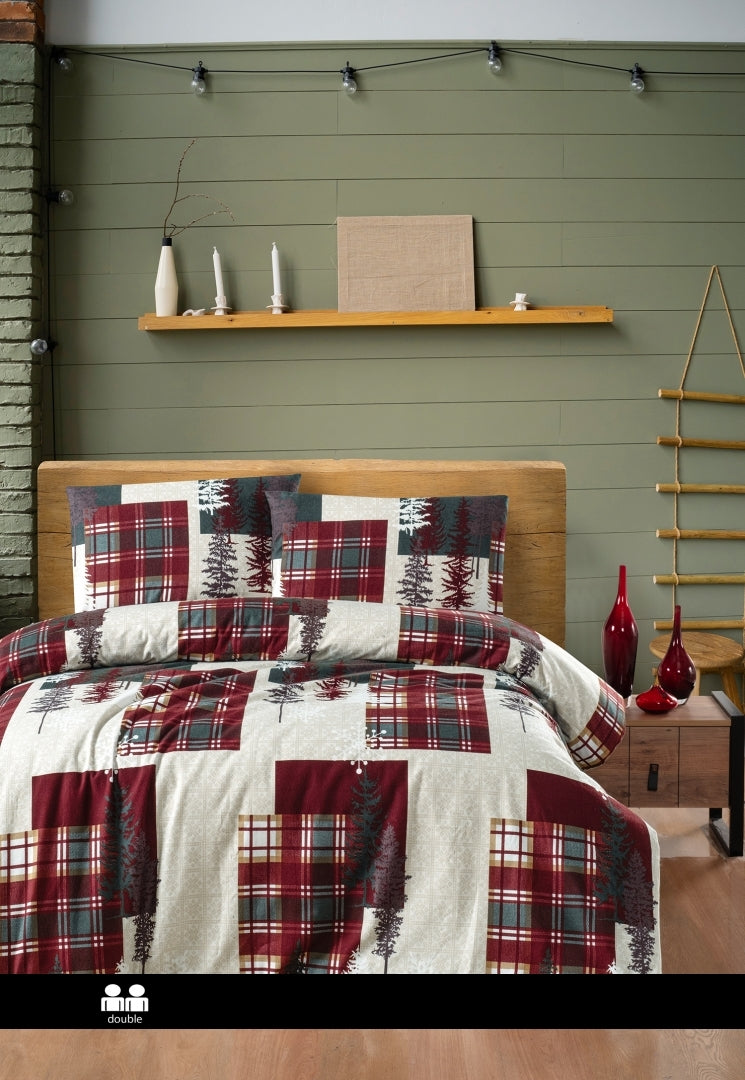 Фланелева постільна білизна Baika «Зима» :: Перший вибір