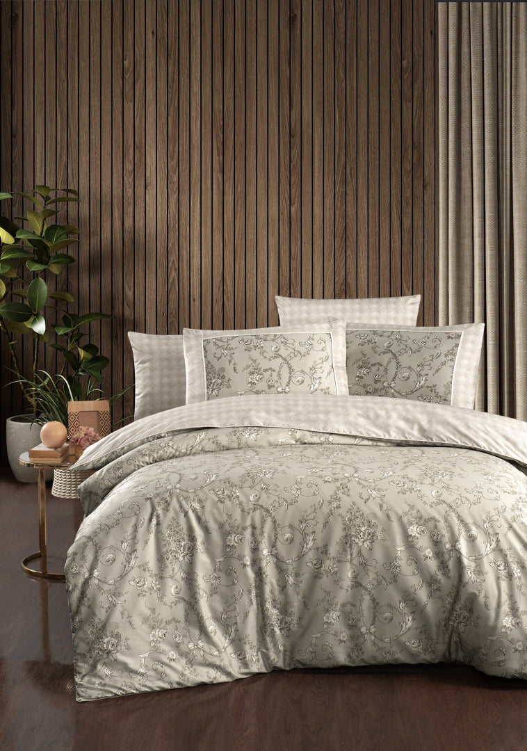 Постільна білизна Dema Beige Premium Satin 300TC :: La Romano