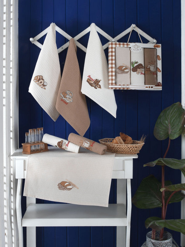 Набір кухонних рушників вафельних :: Віанна