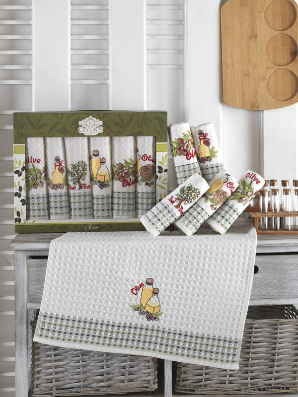 Набір кухонних рушників вафельних :: Віанна