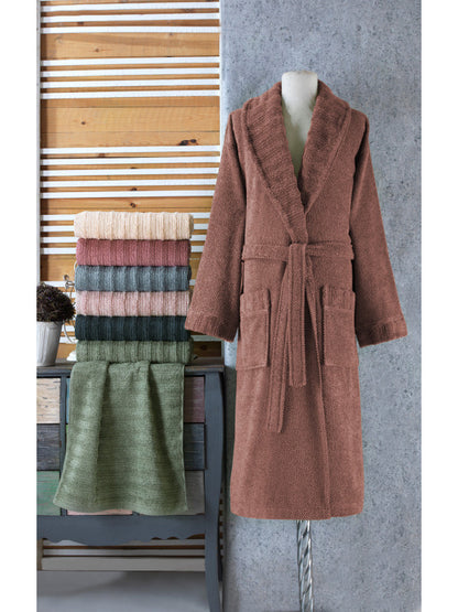 Комплект халатів та рушників Bohemian Şikel