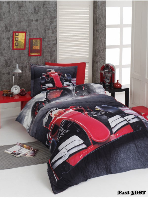 Дитяча постільна білизна “Fast” 3D Satin First Choice