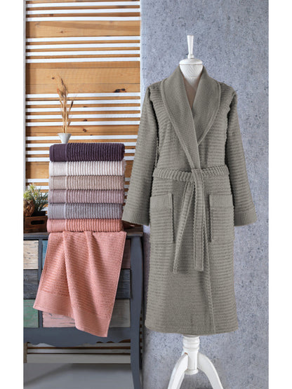 Комплект халатів та рушників Horosa Şikel