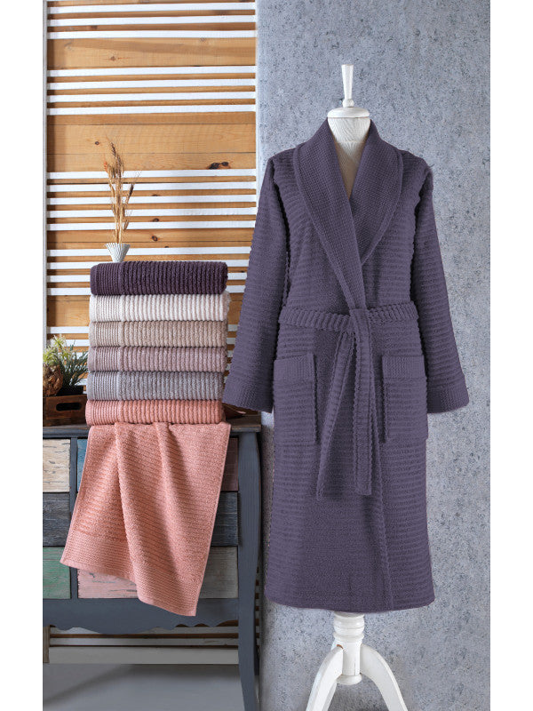 Комплект халатів та рушників Horosa Şikel