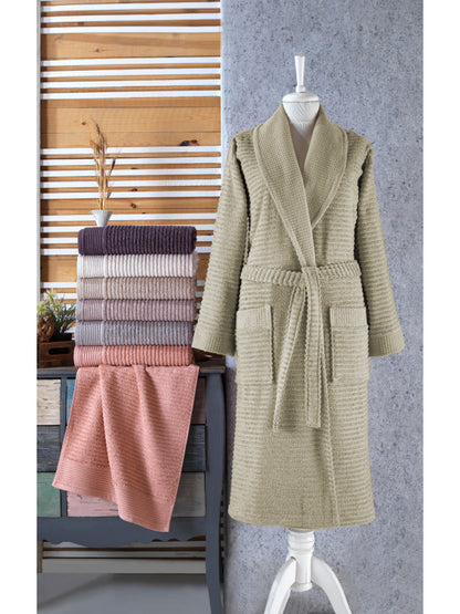 Комплект халатів та рушників Horosa Şikel