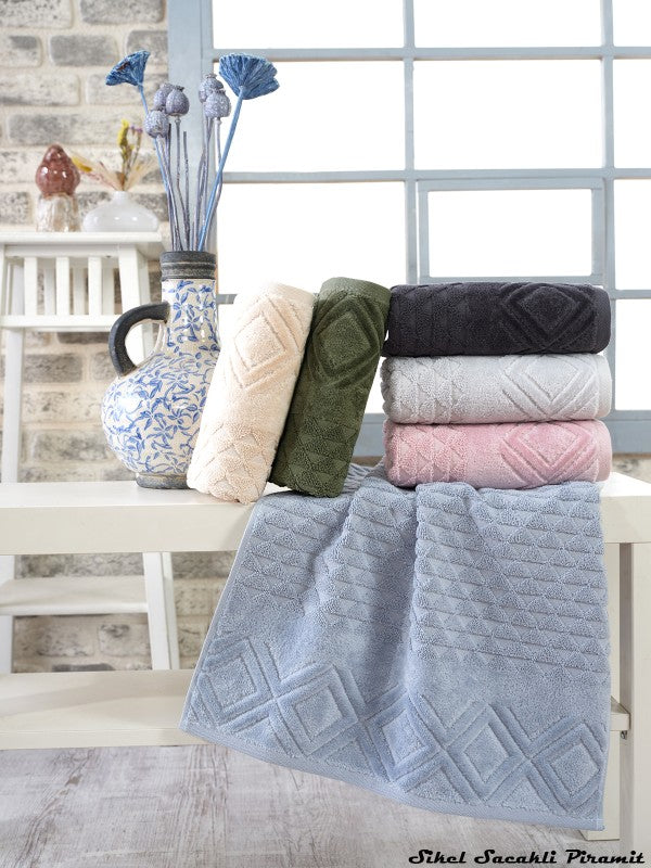 Комплект VIP бавовняних кухонних рушників "Піраміта"