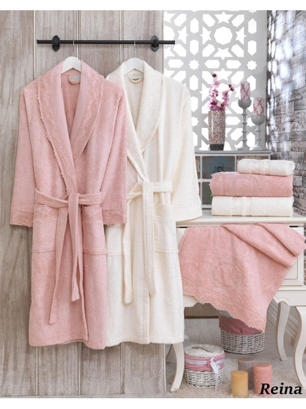 Сімейний комплект халатів та рушників Sikel Bamboo, 2 предмети