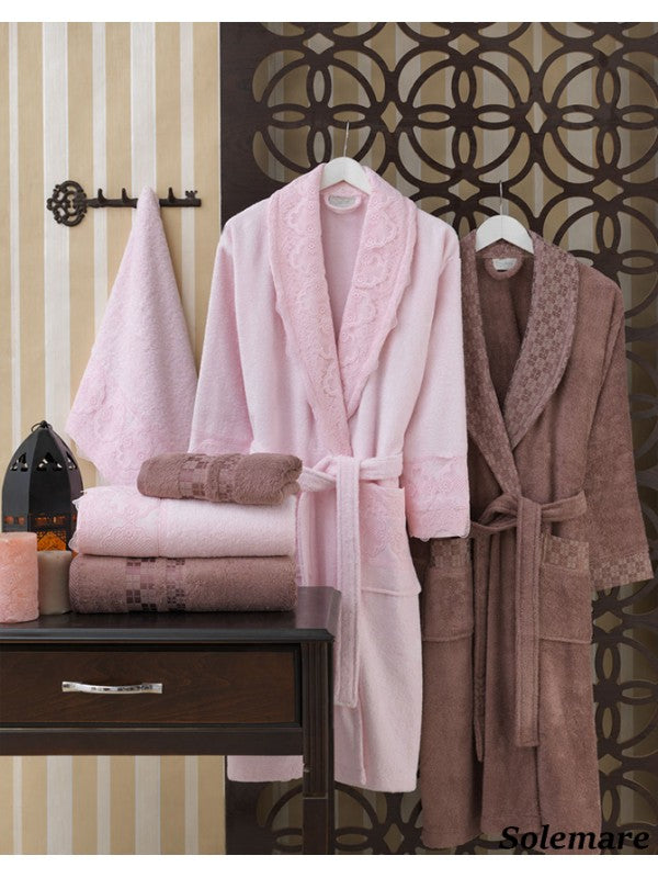 Сімейний комплект халатів та рушників Sikel Bamboo, 2 предмети