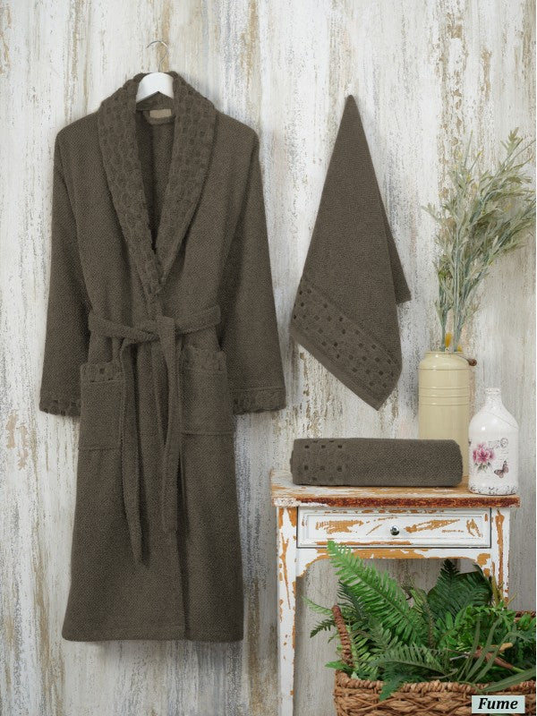 Комплект халатів та рушників Silver Şikel