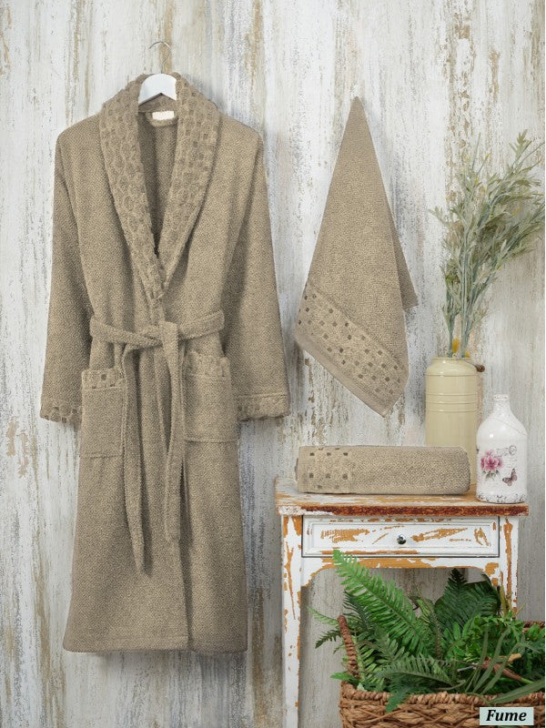 Комплект халатів та рушників Silver Şikel