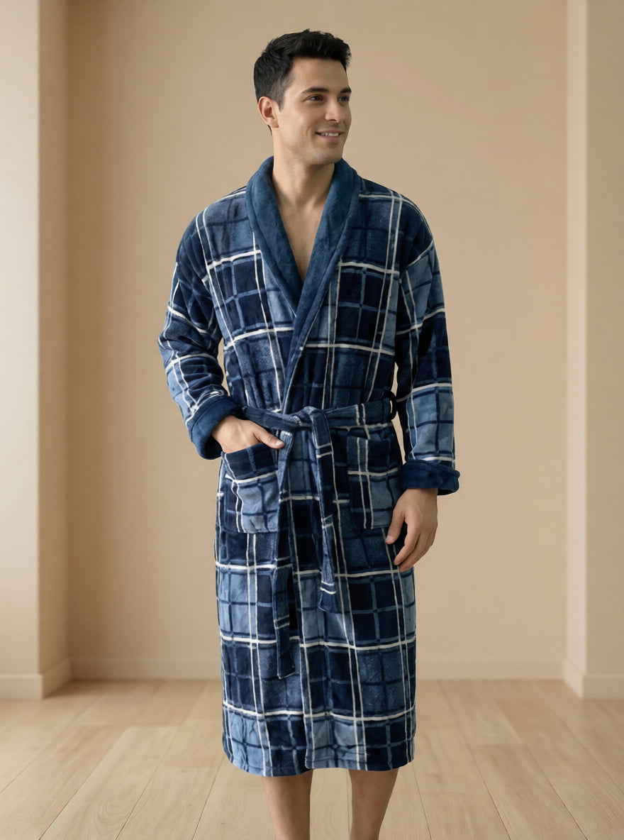 Чоловічий халат (з коміром)