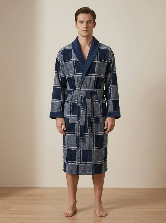 Чоловічий халат (з коміром)