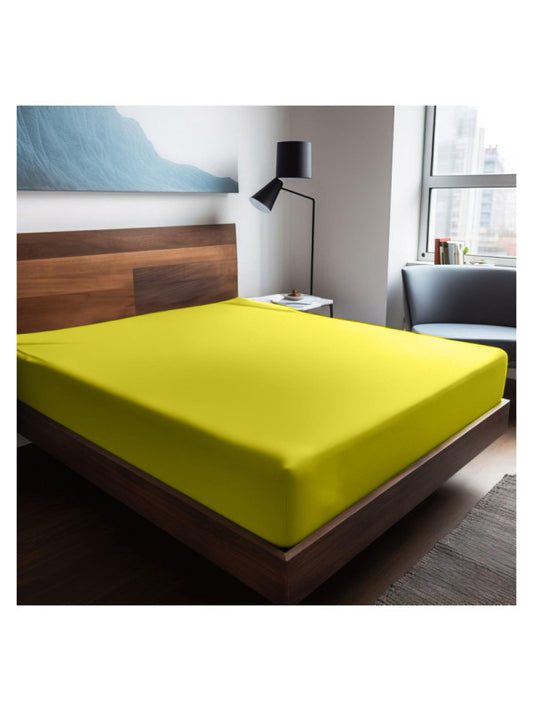 В'язана простирадла на ремінці Candy “Lacos Yellow”