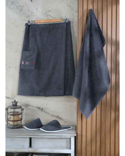 Чоловічий бавовняний набір для сауни