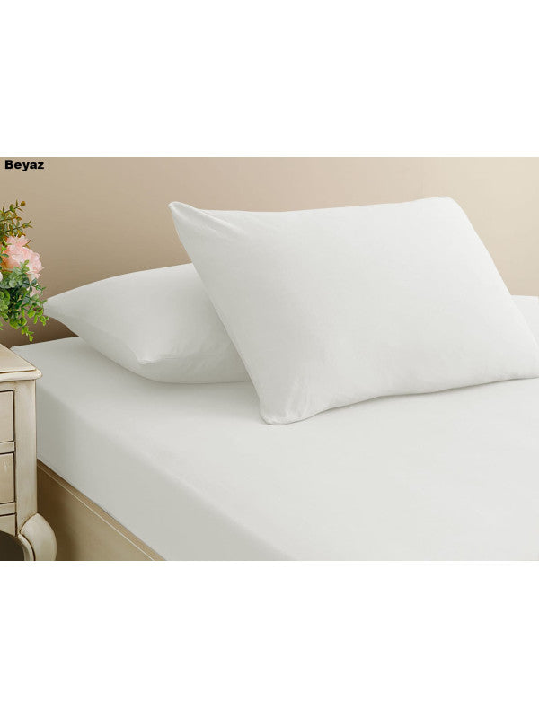 Біле простирадло на резинці з гумкою :: First Choice