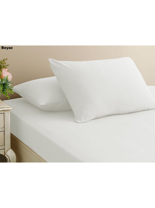 Біле простирадло на резинці з гумкою :: First Choice