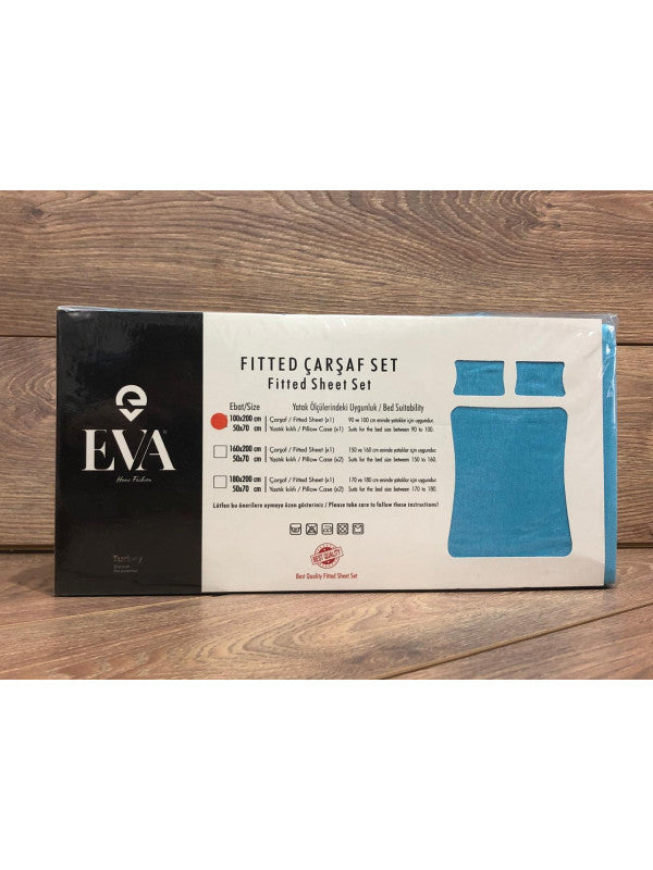 Простирадло EVA «Biruza» на гумці