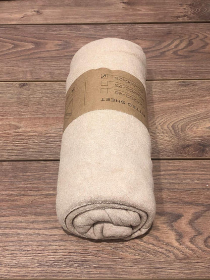 Махрова простирадла на ремінці Conditory “Бежева” Alber