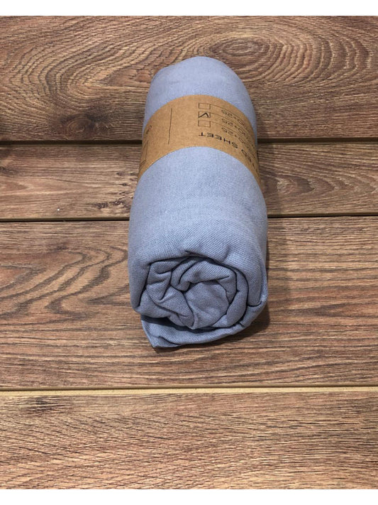 В'язана простирадла на резинці Candy “Lacos Grey”