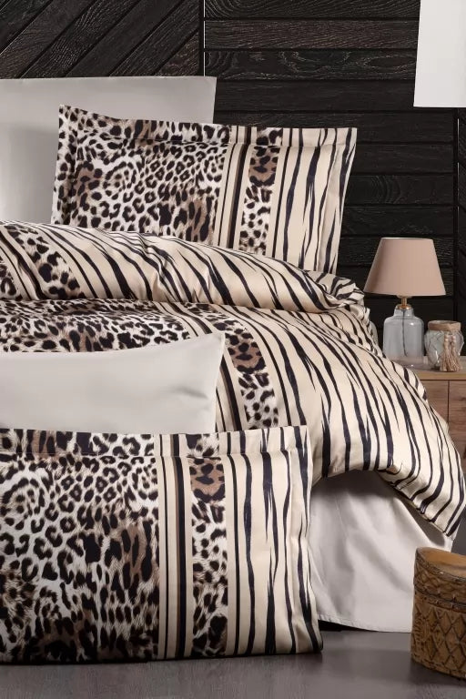 Постільна білизна Leopard Brown Satin :: First Choice