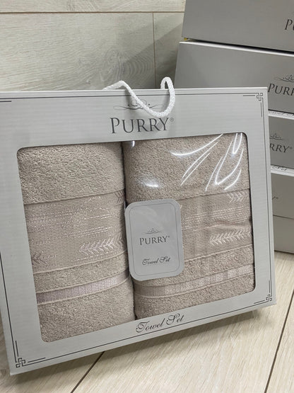 Набір рушників «Purry» серії «Basak»