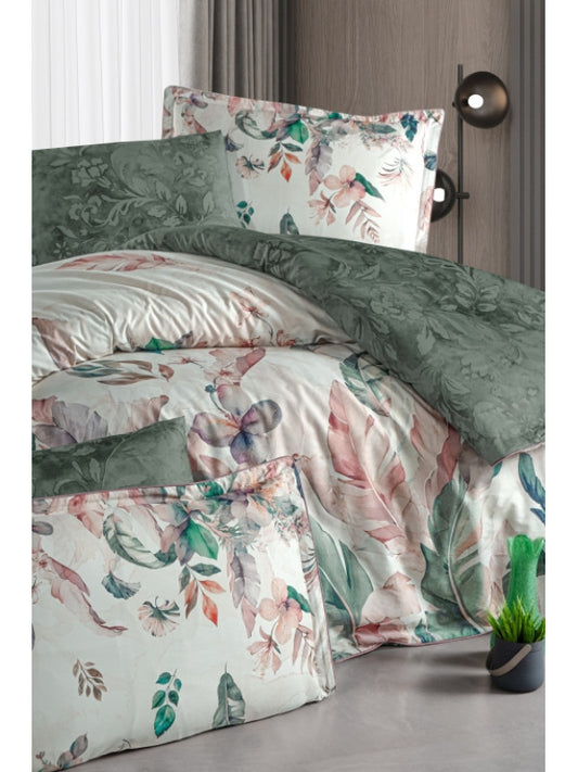 Постільна білизна Reneta Green Premium Satin 300TC :: La Romano