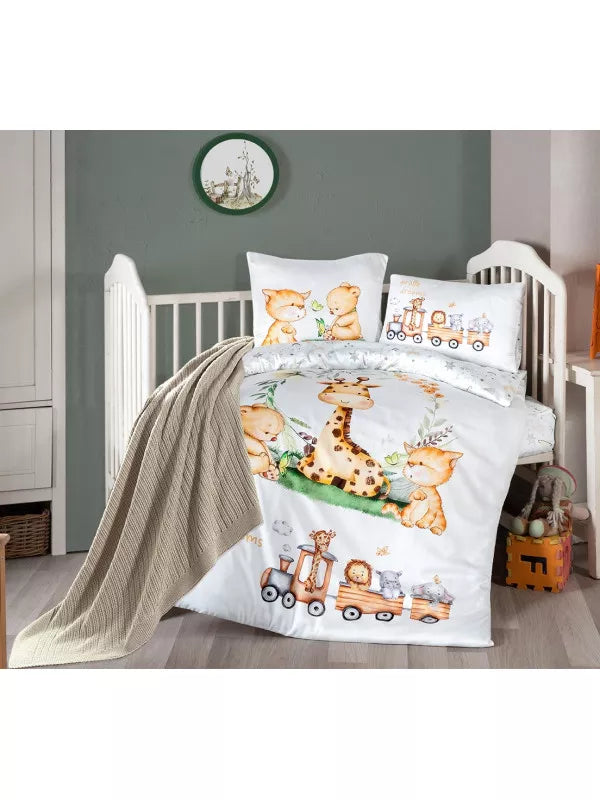 Дитячий комплект постільної білизни + покривало серії Riley