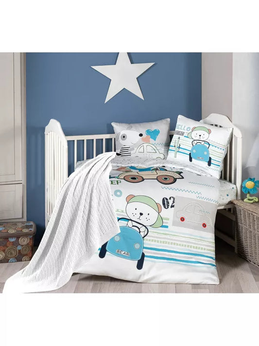 Дитячий комплект постільної білизни + покривало серії Joice