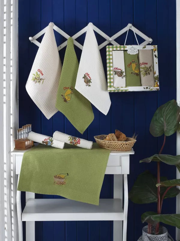 Набір кухонних рушників вафельних :: Віанна