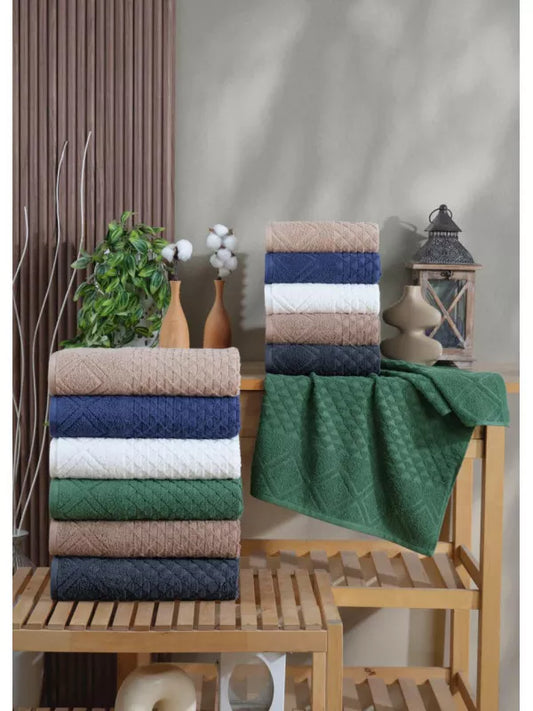 Набір бавовняних рушників Ceylin "Piramit".