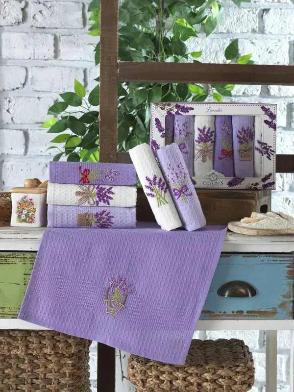 Набір кухонних рушників «Калісто» вафельний 6-ка :: Vianna